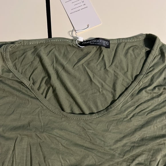 Green shirt plus size - Picture 5 of 5